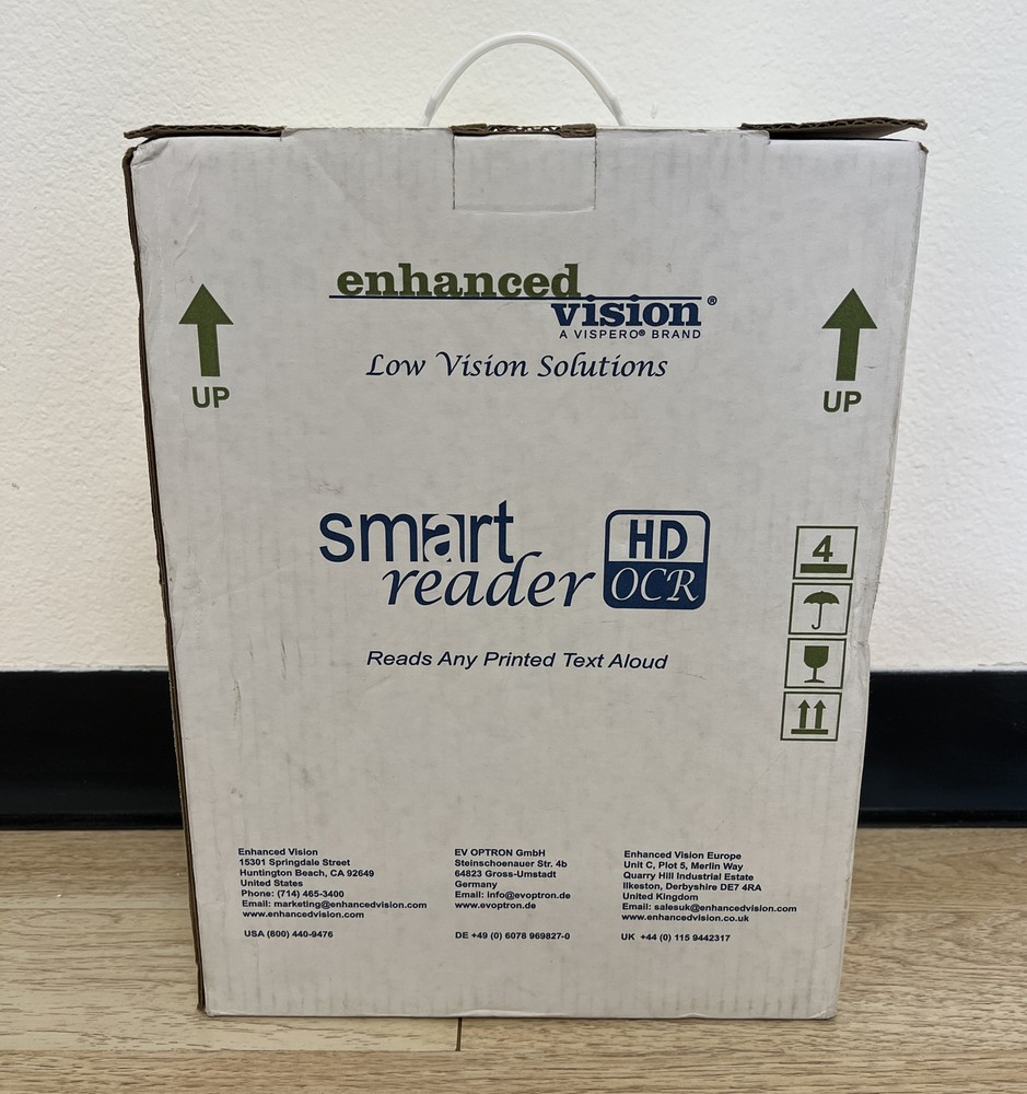Enhanced Vision Smart Reader HD OCR Low Vision Portable Reader Scanner a-x