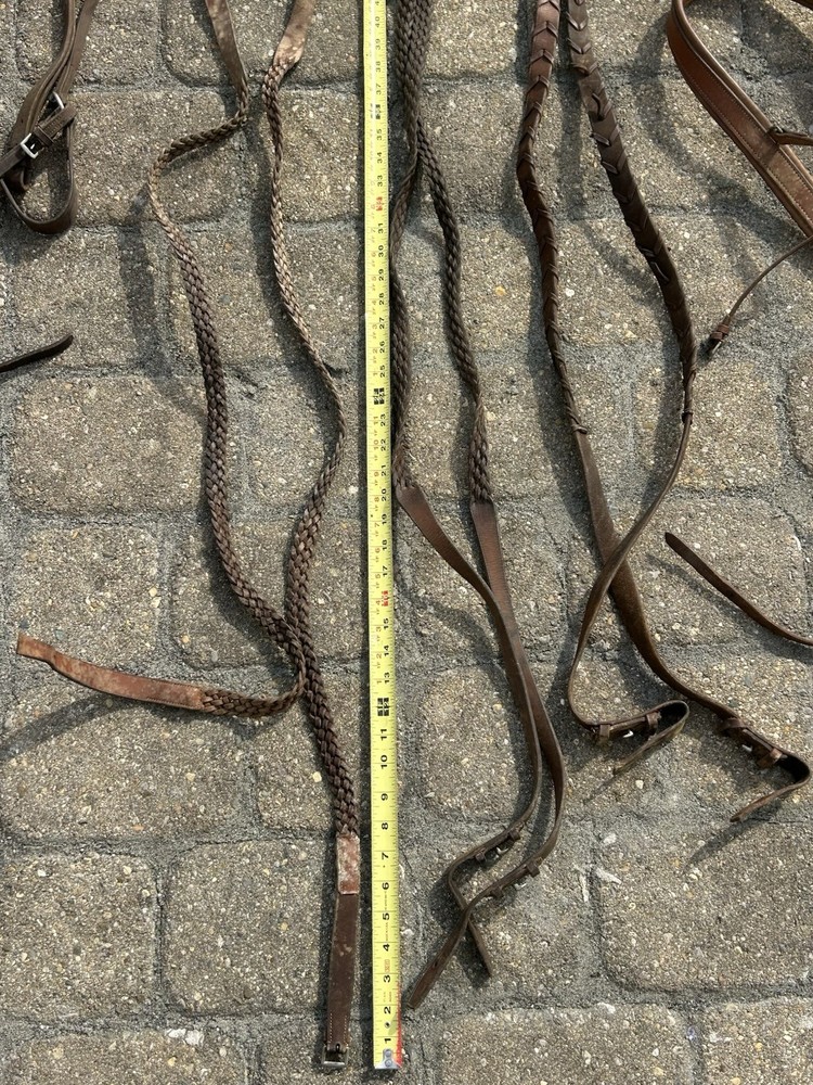 Assorted Various Horse Saddlery Straps And Bit