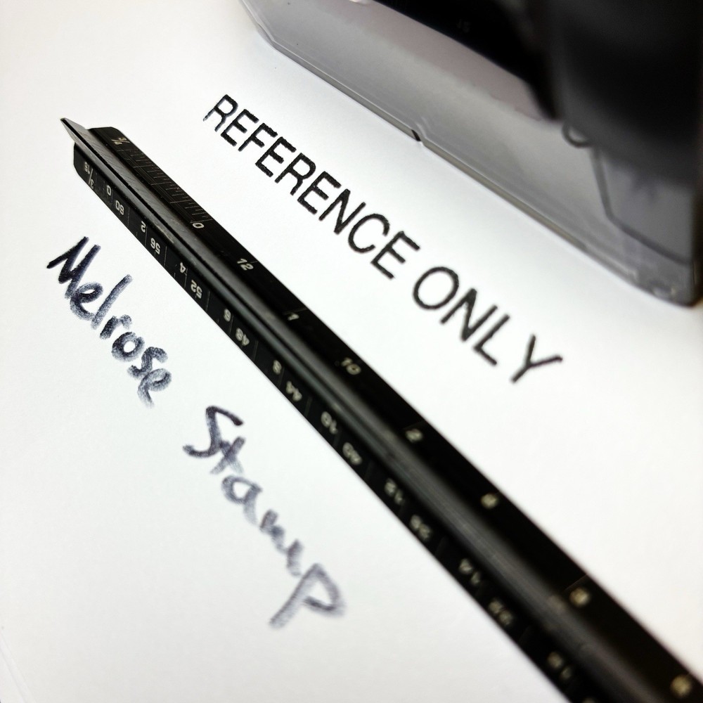 Reference Only Rubber Stamp Black Ink Self Inking Ideal 4913