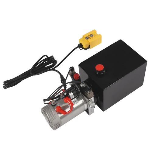 12V 8 Quart Double Acting Hydraulic Electric Pump with Remote Control