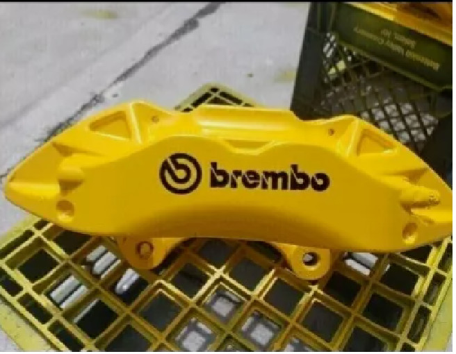 Ceramic Yellow Spray High Temp Coating Engine Caliper Brake Rotor Spring Paint