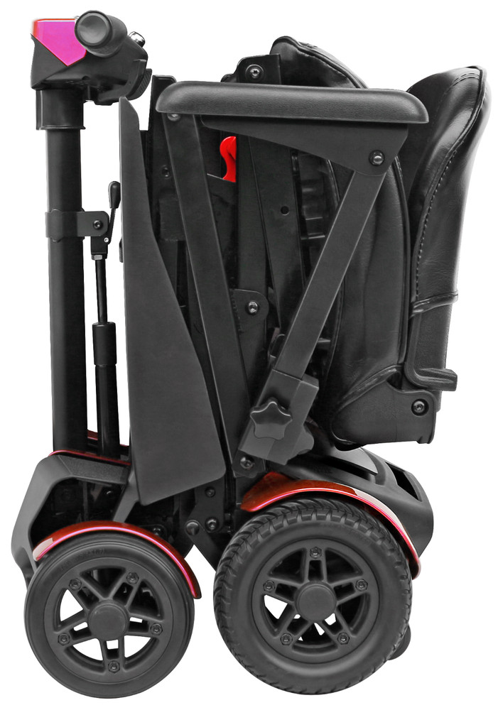 4-Wheel Lightweight Electric Foldable Automatic Mobility Scooter remote control