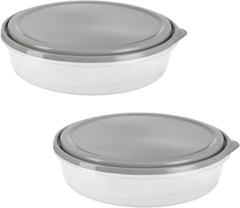 Everyware Extra Large 12 Inch round Container 2 Pack, BPA Free