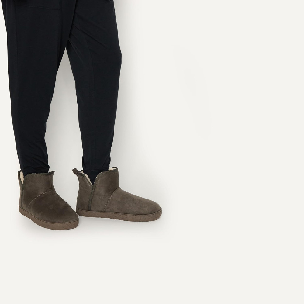 Men'S Sherpa Boot Slippers