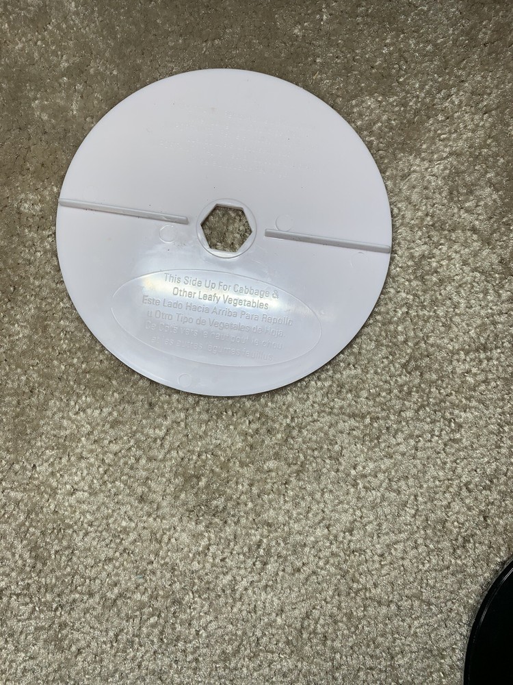 BLACK and DECKER Quick n Easy food processor FP1445 replacement DISK COVER