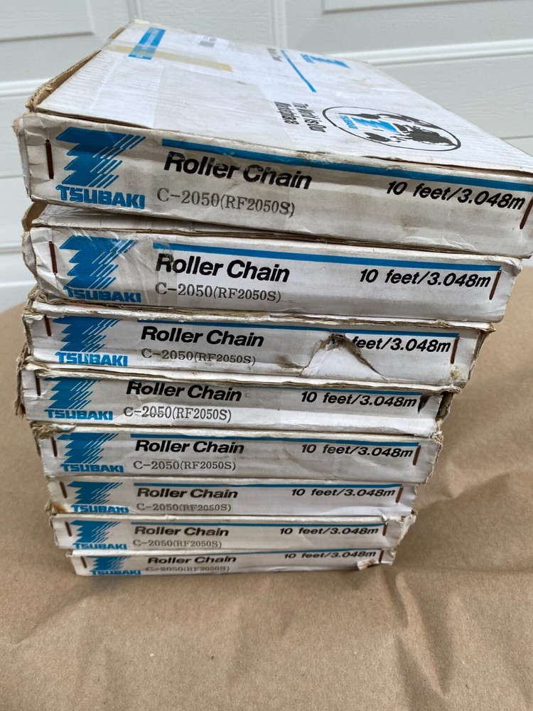 10 Ft box Tsubaki Roller Chain C2050 RF2050S
