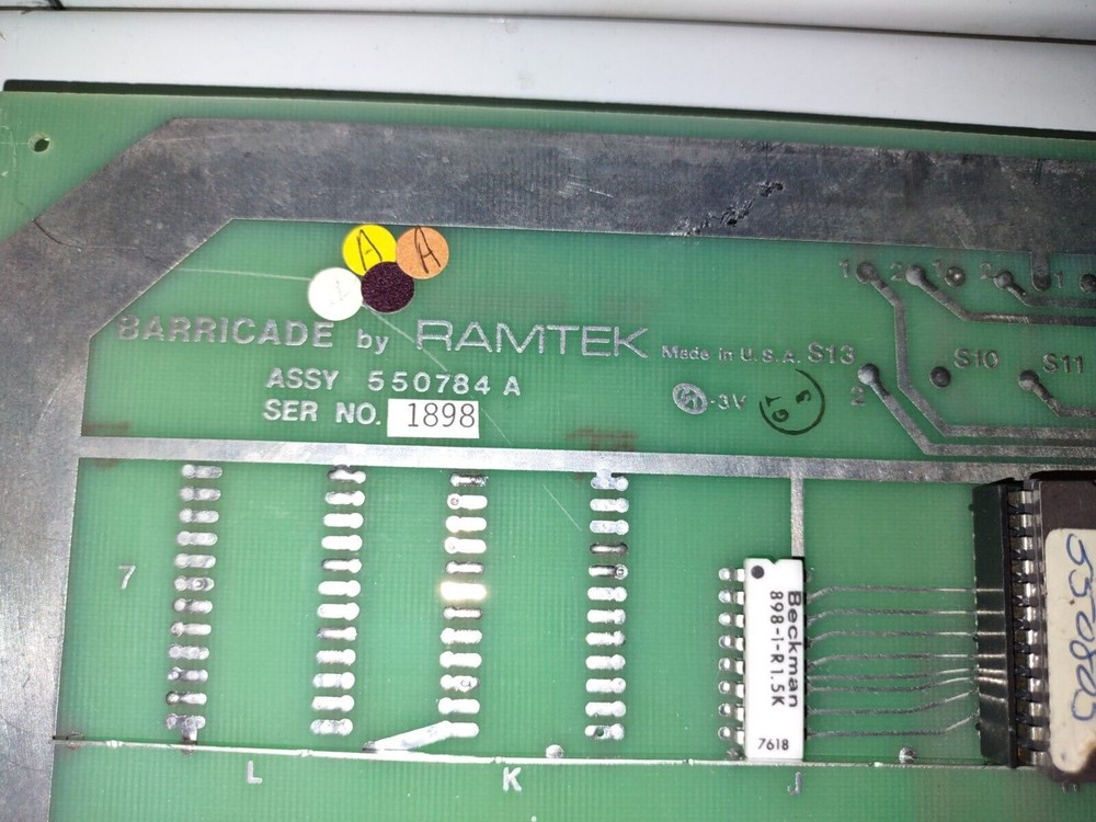 ramtek barricade arcade pcb #2
