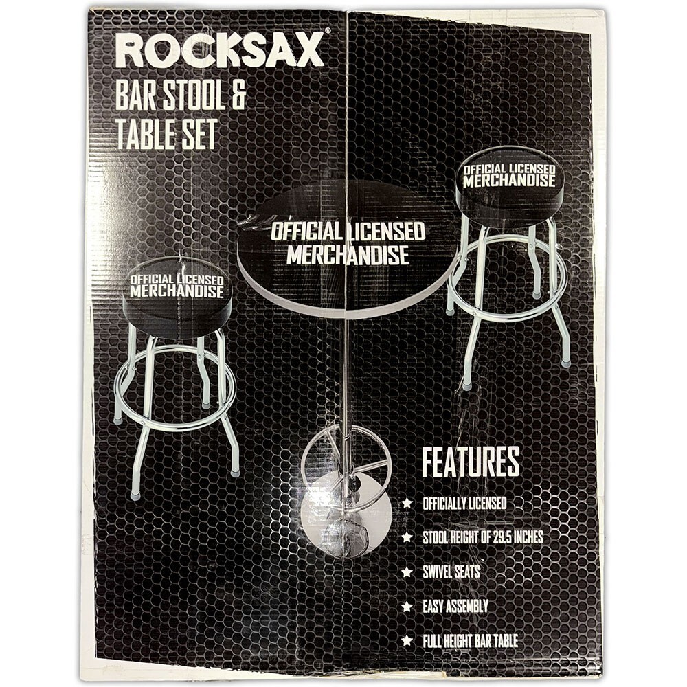 AC/DC 'Logo' Bar Set - Table and 2 Bar Stools - NEW OFFICIAL