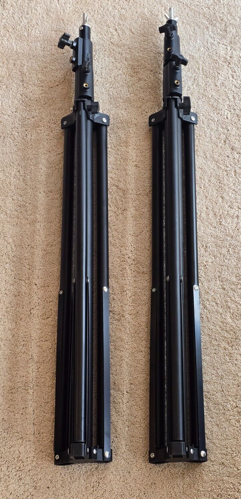 2 Adjustable Very tal Multi Purpose Stand Tripod Height Range 38" to 117" Stable