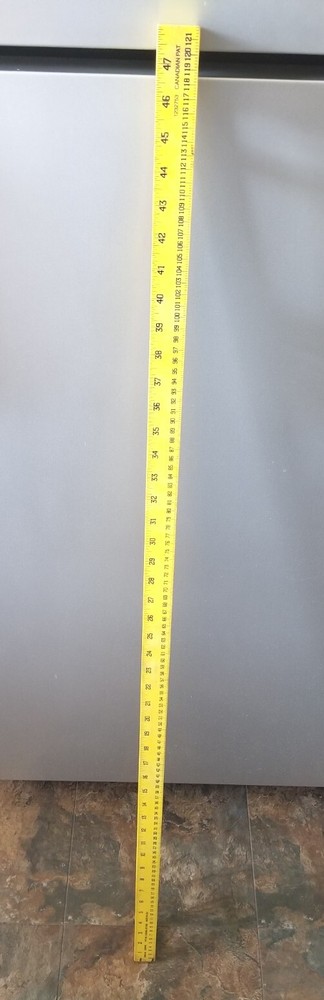 EMPIRE 330-48 48" POLYCAST LEVEL Has Inches & Centimeters - Yellow