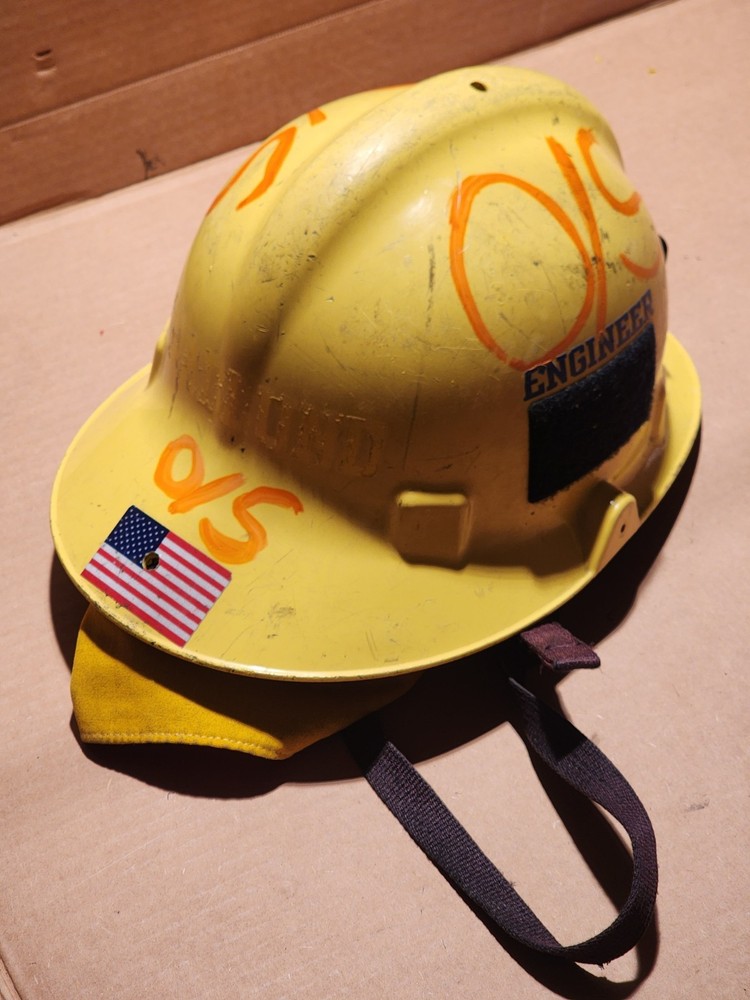 Phenix First Due Firefighter Structural Structure Fire Helmet Yellow MFG 1/16 d
