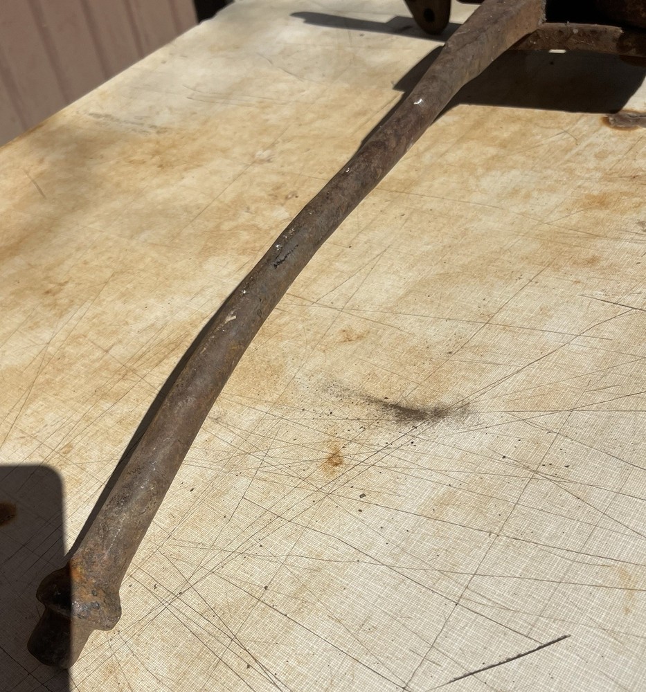 5 1/4 Blacksmith Vice Antique 57 Lbs Post Leg