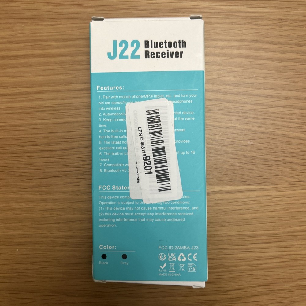 COMSOON Bluetooth Receiver for Car 3.5Mm AUX Bluetooth Car Adapter