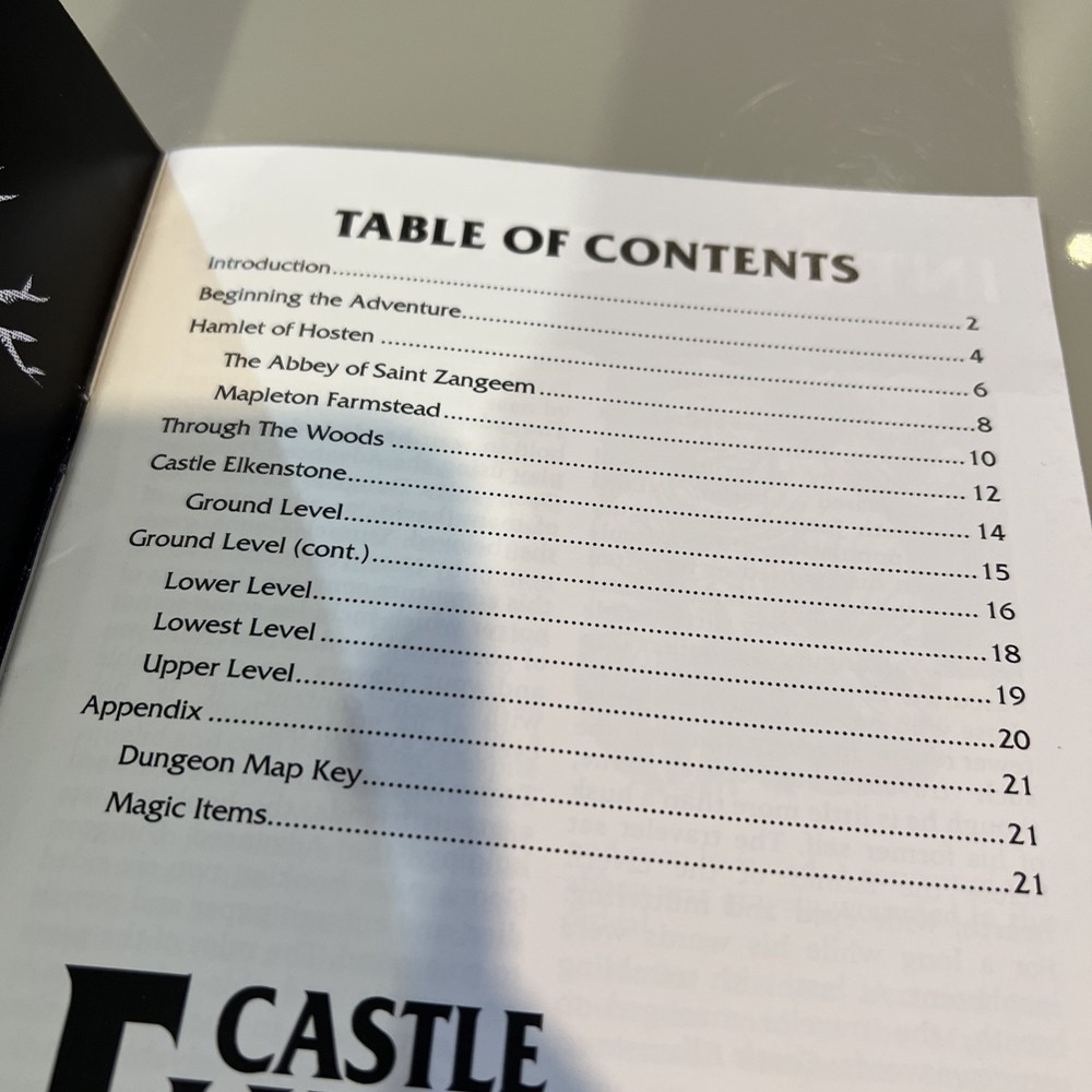Castle Elkenstone - A Horror Scenario By Jacob Fleming OSR RPG