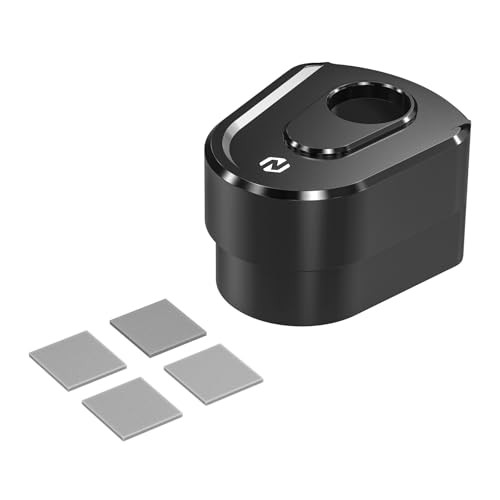 Ignition Switch Cover Switch Decorative Cover Aluminum Compatible with Black