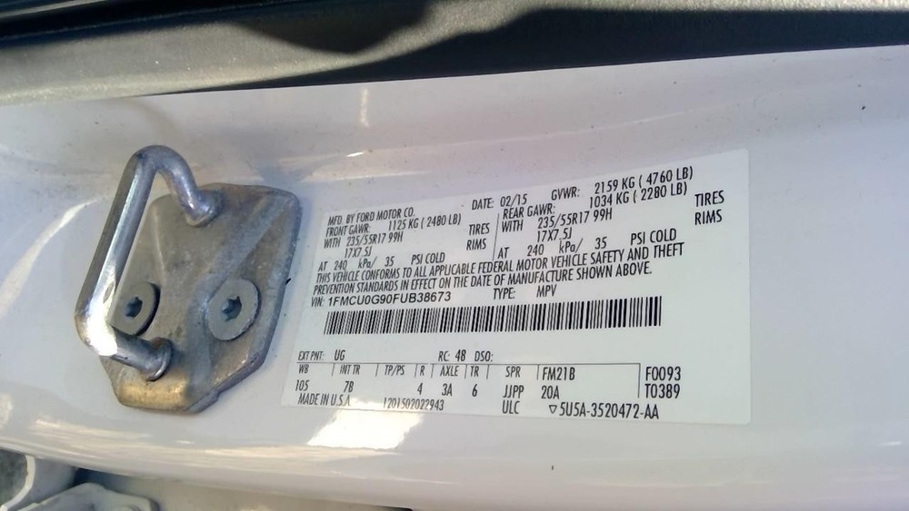 Used A/C Selector Switch fits: 2015 Ford Escape Front manual temperature control