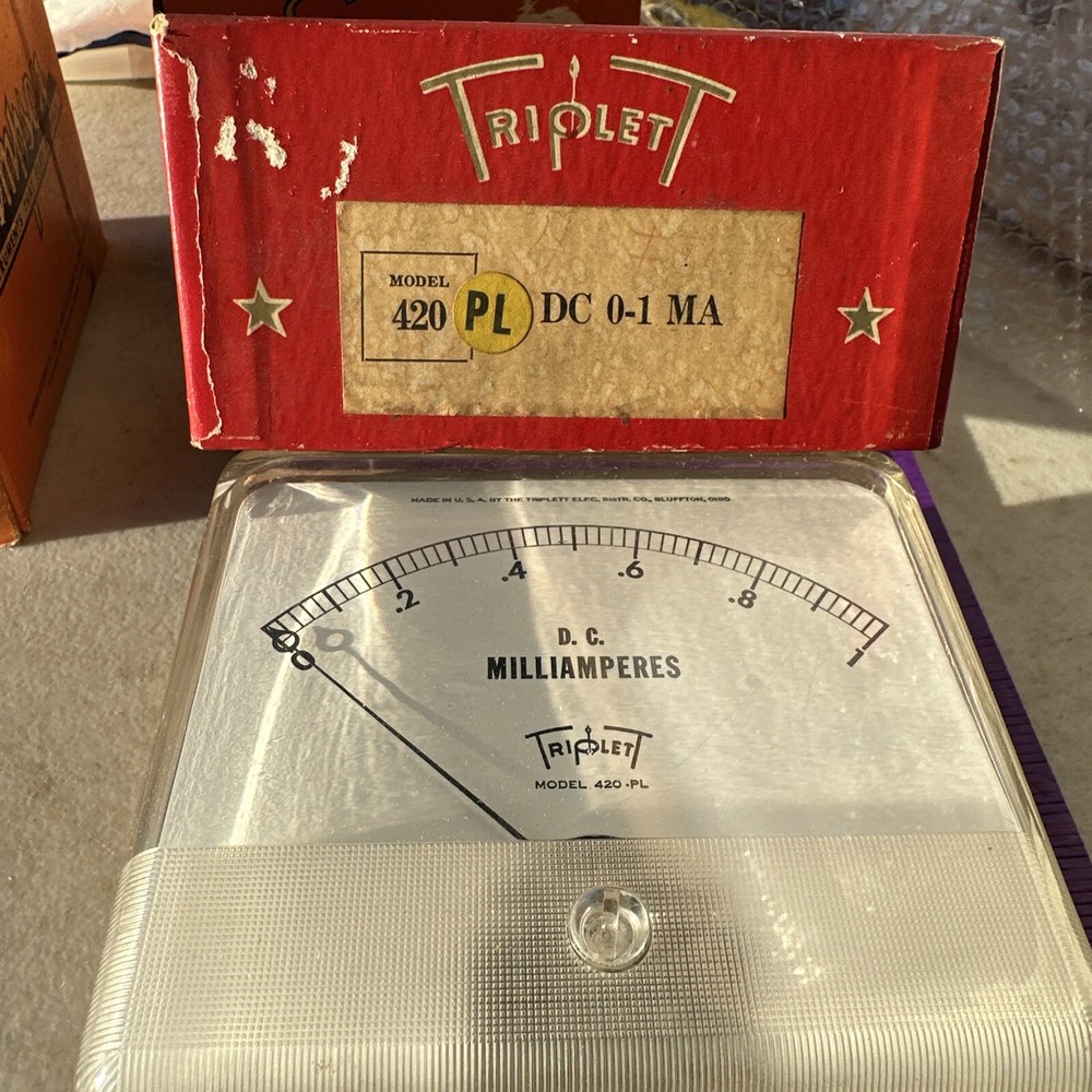 Triplett Model 420 D.C. Milliamperes