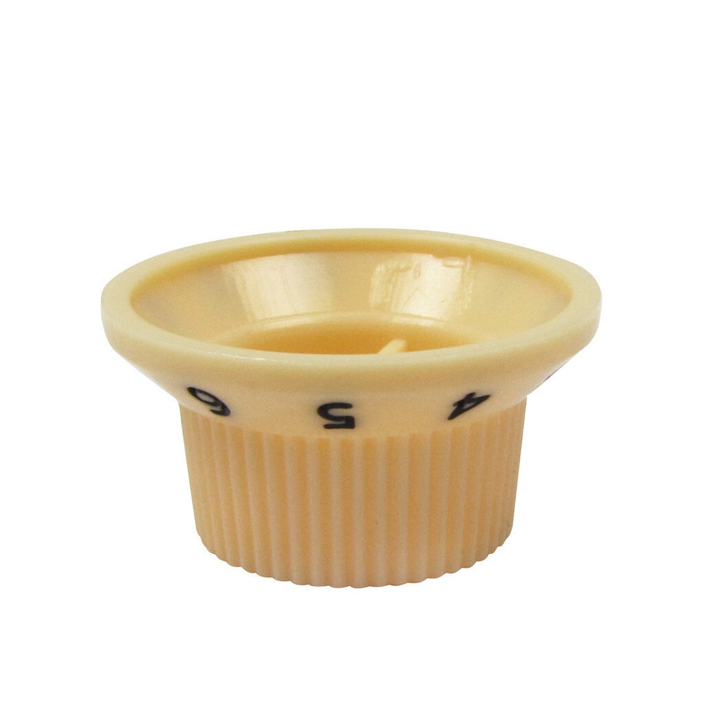 2T 2V ST Guitar Knobs Volume & Tone Control Knobs Cream with black number