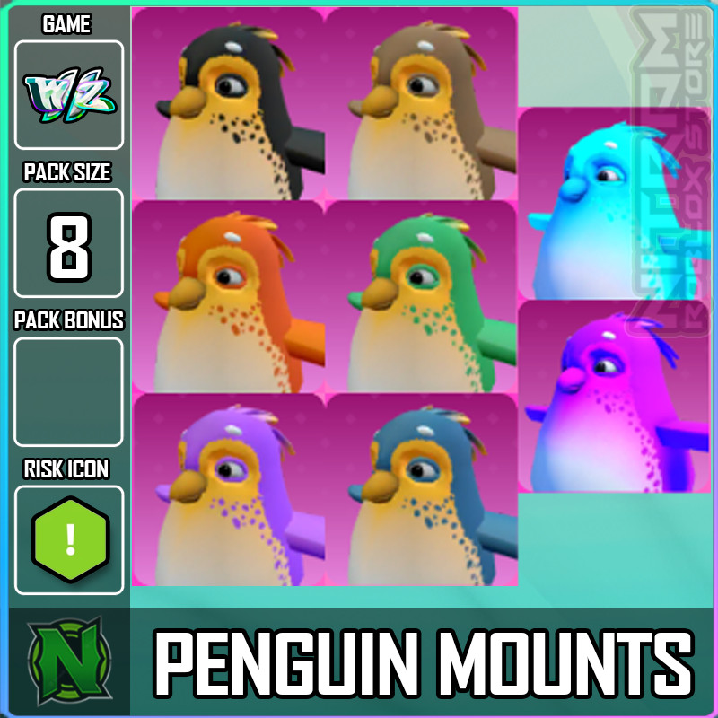 World Zero WZ - 8 PACK - PENGUIN MOUNTS
