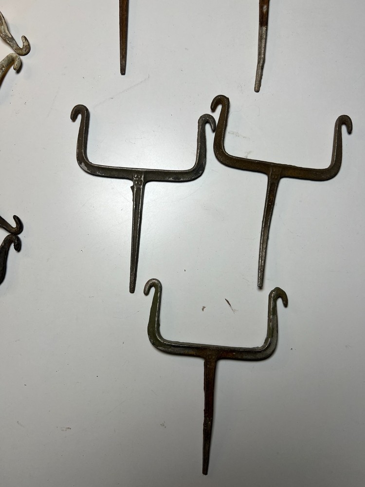 Antique Lead Rain Gutter Spout Bracket Brackets Victorian Hexagonal Rectangular