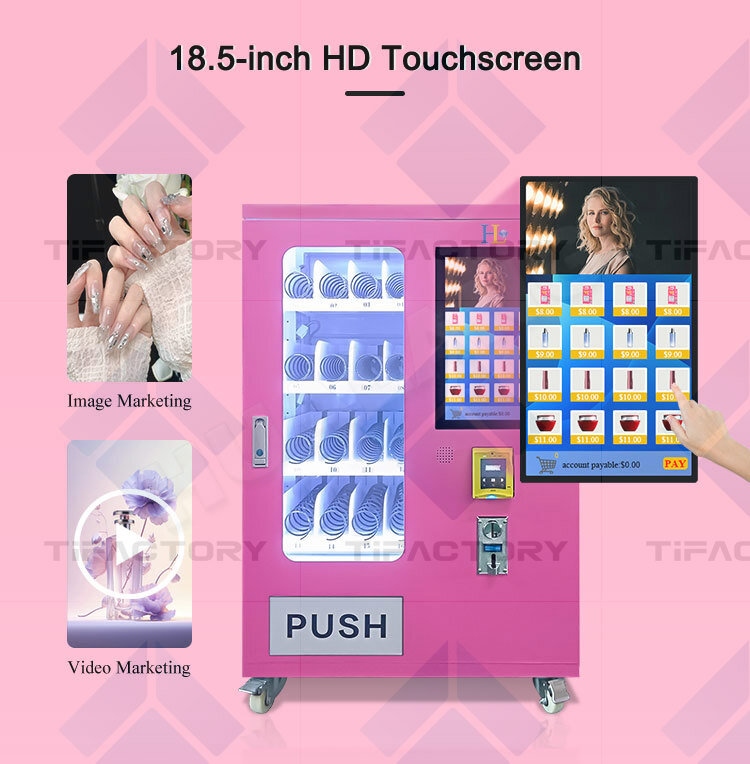 Small Vending Machine Touch Screen Vending Machine Perfume Vending With Card