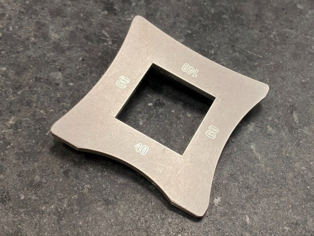 Scraper Control Gauge . . . scraping radius gauge "BIAX"