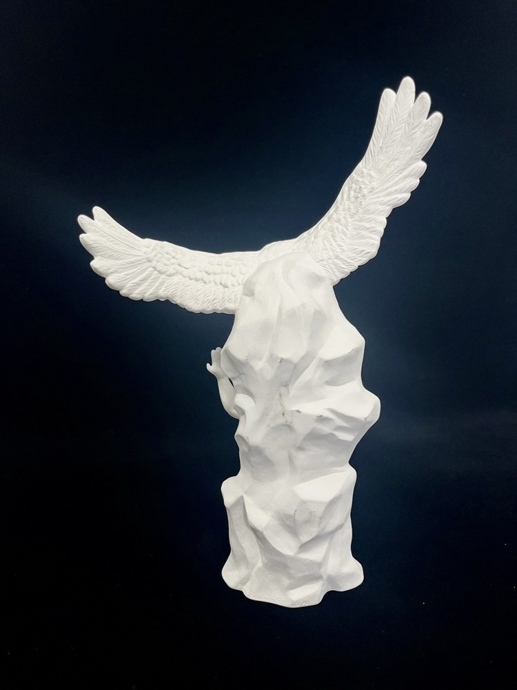 Native American Indian Eagle- Plaster Ready to Paint 9” by 6”