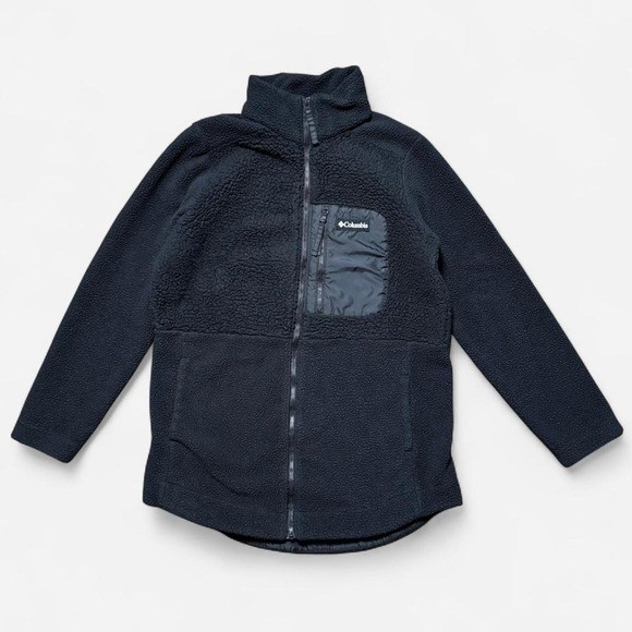 Black Columbia fleece jacket. Small.