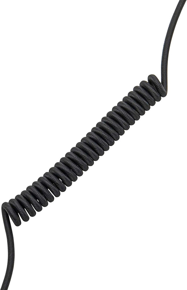 Coiled & Double-Sleeved Mechanical Keyboard Cable, for Type-C Mechanical Keyboar