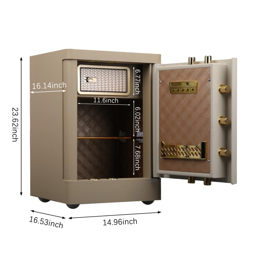 Heavy Duty Safe Box Digital Vault Large Capacity Key Wheels