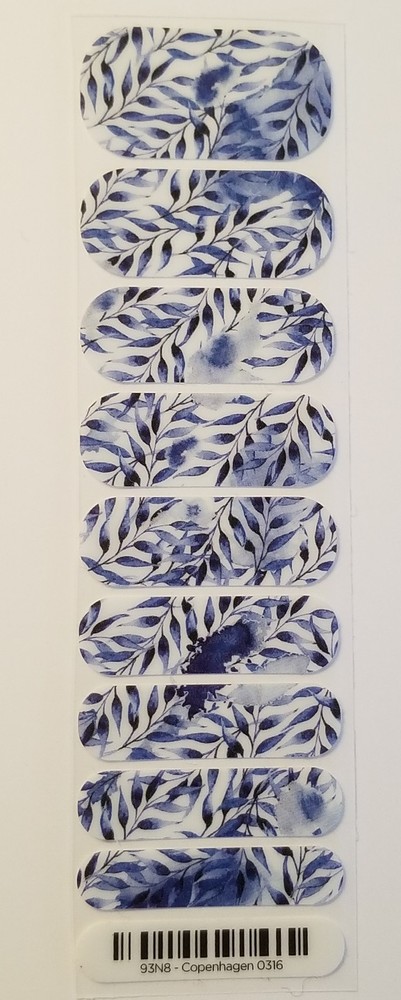 Jamberry COPENHAGEN, 1/2 Sheet