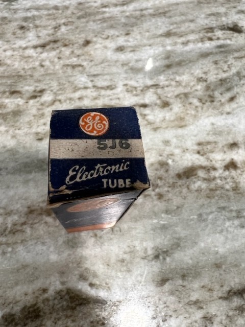 GE Electronic Tube 5J6 NOS