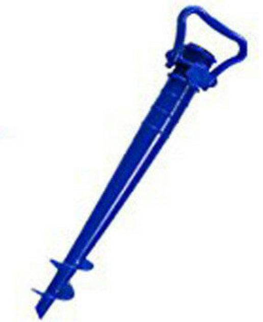 Beach Spike Sand Anchor / Auguer Beach Umbrella Holder - 15 inch Cork Screw -New