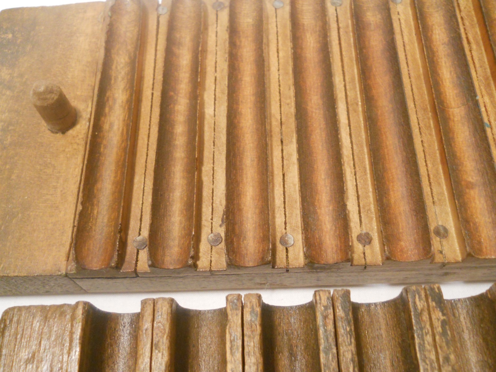 Vintage The Miller Dubrul & Peters Mfg. Co. Wood 10 Cigar Mold Press Tobacco