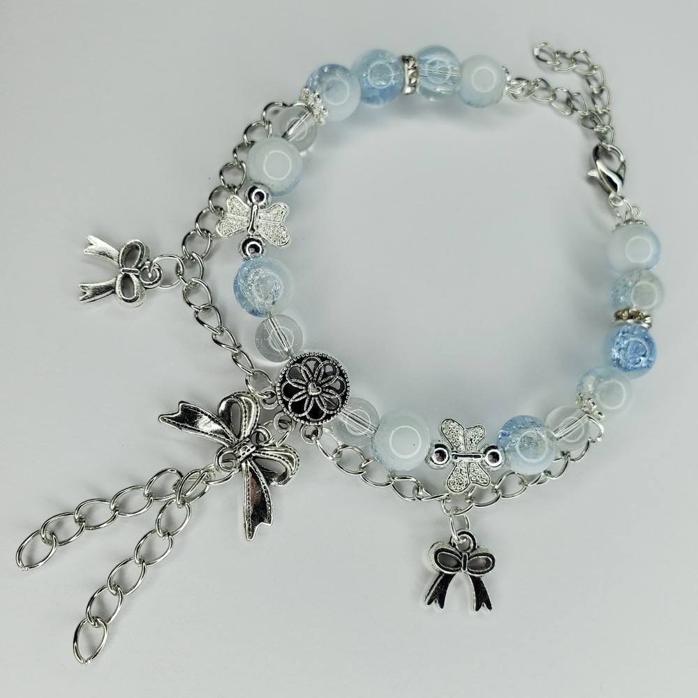 Hand crafted artisan unique gemstone bracelet