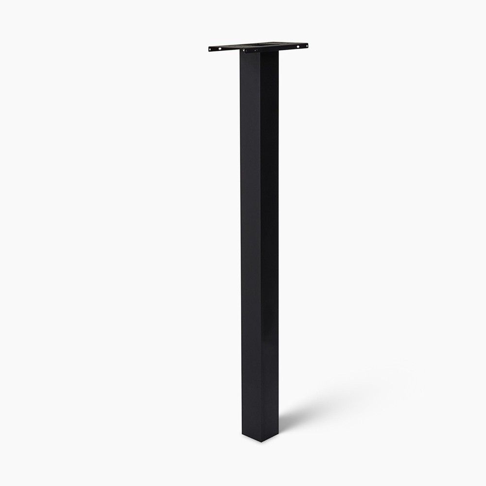 Brighton Aluminum Mailbox Post, Compatibility Code A, B, C, D, BP000BAM, Black