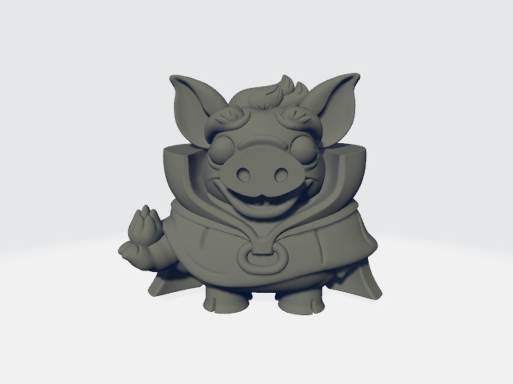 Chibi Tykes - Warlock Pig