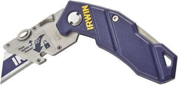 Irwin 2089100 Utility Knife: Fixed, Aluminum Handle