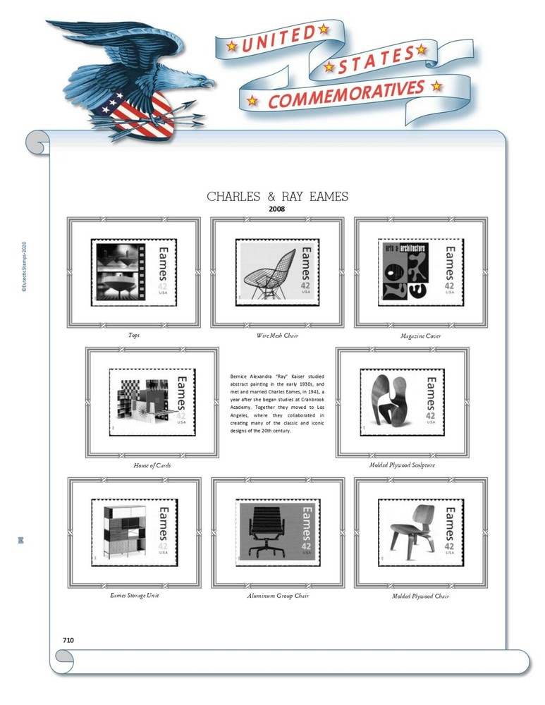 2008 U.S. Commemorative Singles COMPLETE Supplement (White Ace Alternative)