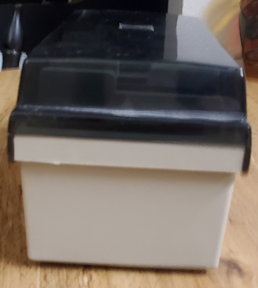 ALS Computermate Floppy Disk Organizer Holder Case Holds 50 Has 34