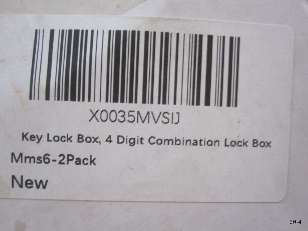 4 Digit Combination Lock Box Wall Mount Security Safe Waterproof Pack of 2