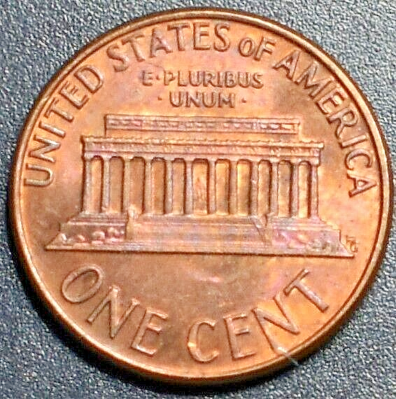 1974 ERROR PENNY INDENT BELOW STEPS 163