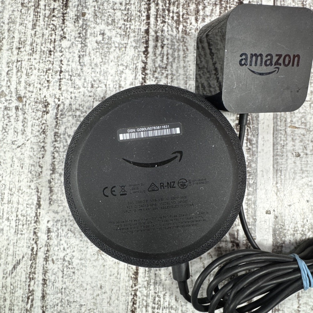 Amazon Echo Dot 3rd Gen Smart Speaker D9N29T Black w/ Power Adapter
