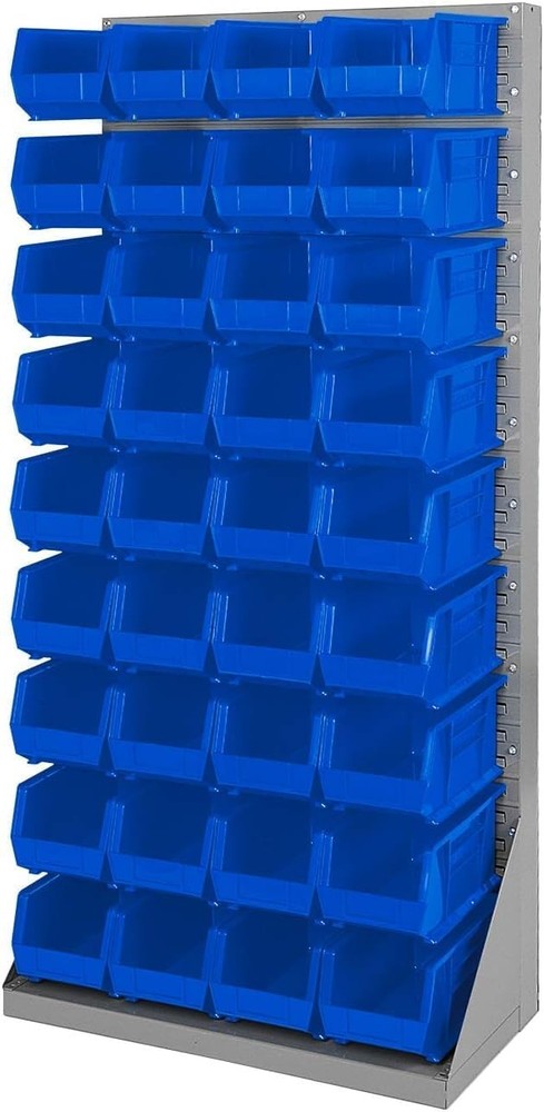 Akro-Mils 30240AkroBins Plastic Storage Bins,Space-Saving Stackable Bins,12-Pack
