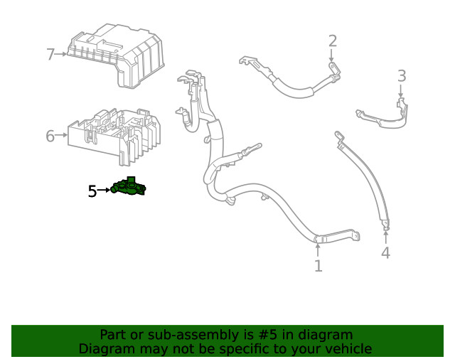 Genuine GM Battery Current Sensor 13545953