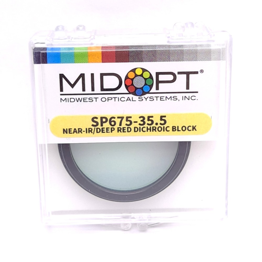 Midwest Optical SP675-35.5 NIR/Deep Red Dichroic Block Visible Shortpass Filter