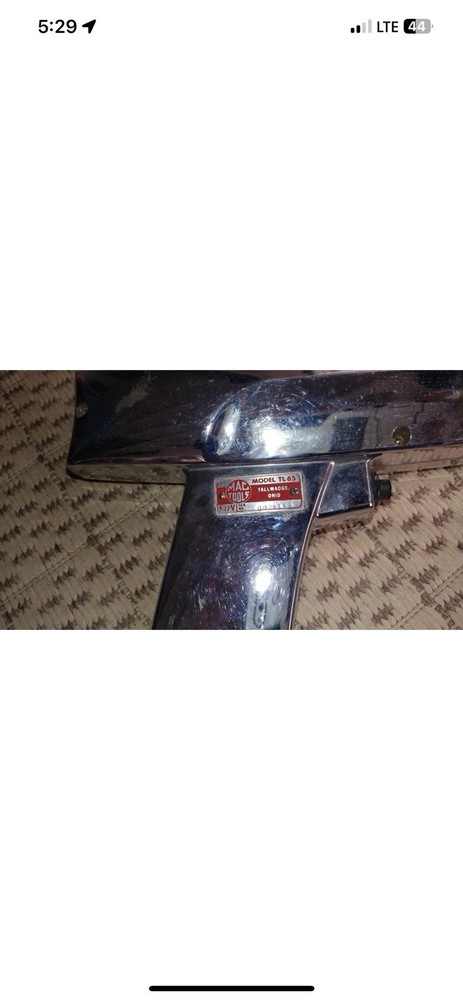 Vintage Mac Tools Chrome Ignition Timing Light Model TL 65