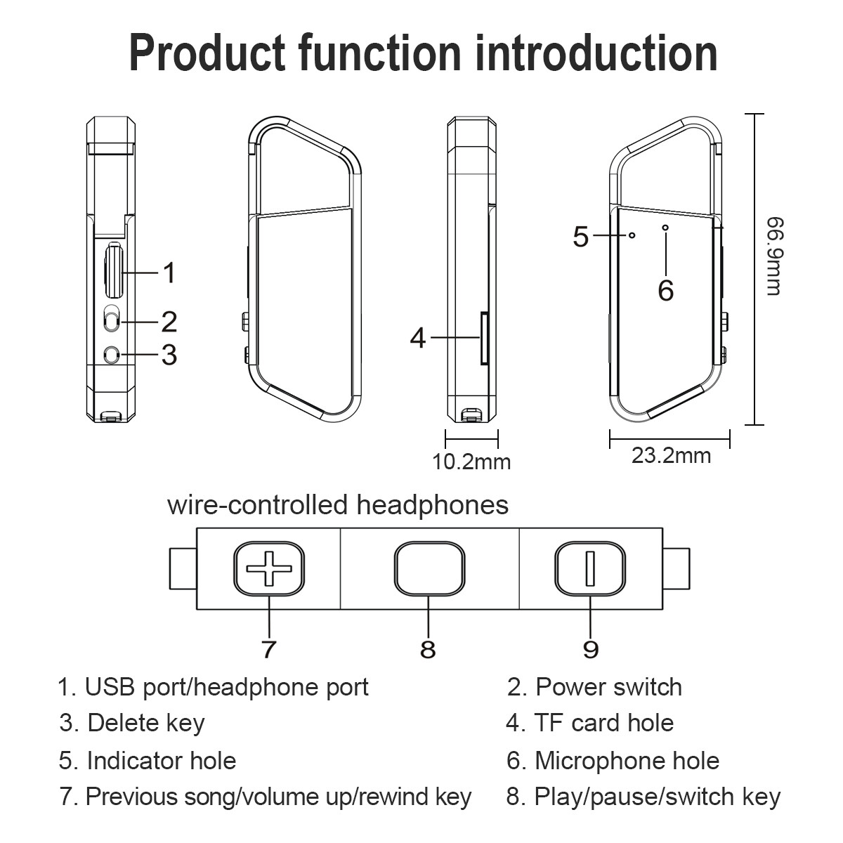 Mini Digital Hidden Spy Audio Voice Activated Recorder MP3 Small Smart Playback