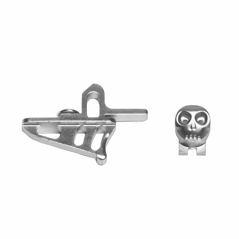 HK Army Skeleton Power Button + Release Trigger LTR/Rotor Kit - Silver