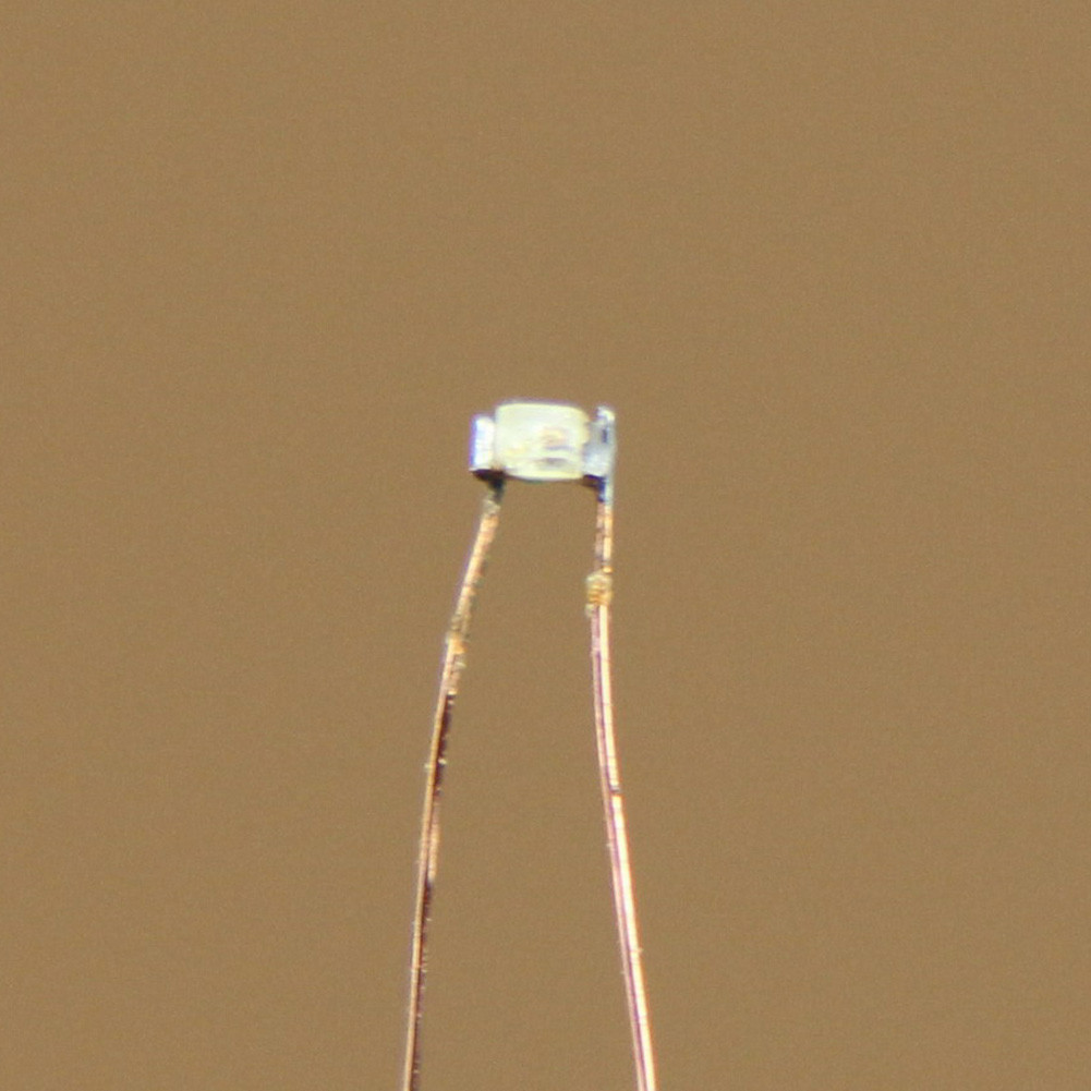 20pcs Pre-wired micro 0.1mm Copper Wire SMD LED 0402 Red Lights Lamps C0402R